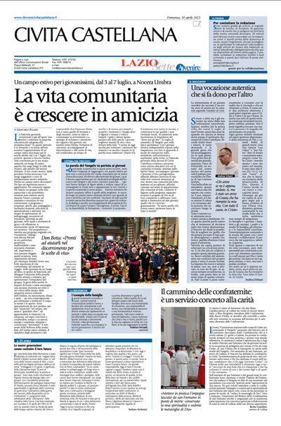 Avvenire - pagina diocesana del 30/04/2023